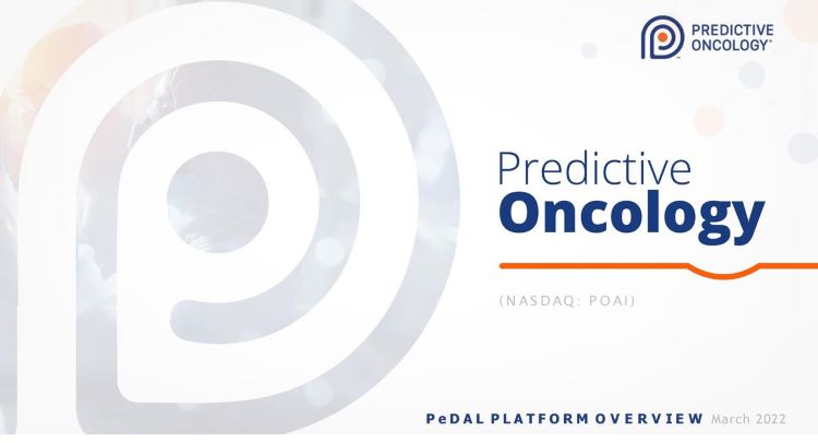 Predictive Oncology PeDAL Overview March 2022